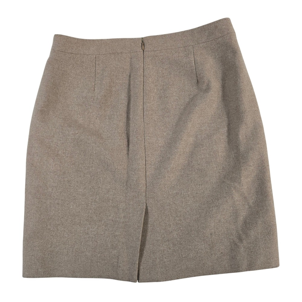 J.Crew The Pencil Skirt‎ Tan Wool Blend Knee Length Size 10P
